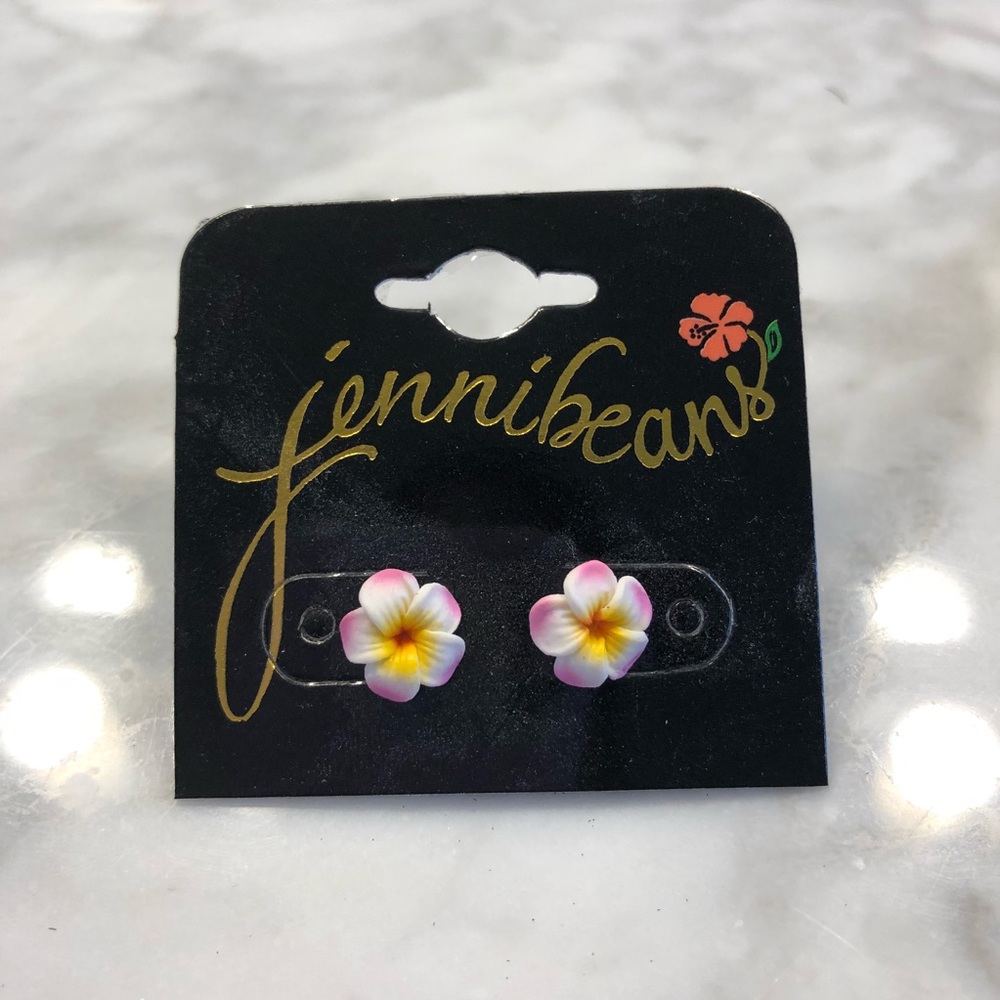 Hawaiian Flower Earrings